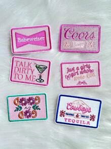 Coors Banquet Beer Logo Embroidered Iron-On Patches, Mixed Colors Appliques For Jackets, Hats, Backpacks, Jeans - DIY Sewing Decorative Patches