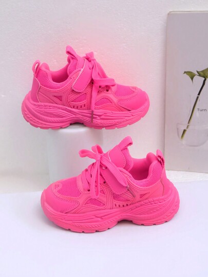 1 par de zapatos deportivos casuales con suela blanda, antideslizantes, con  para primavera y otoño