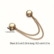 2pcs/4pcs Magnetic Snap Clip On Hem & Cuff Fasteners, Removable Metal Clips For Pants Leg And Sleeve Adjustment, No Sewing Required - Multicolor - View 12