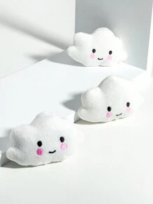 1 Đồ chơi nhồi bông hình đám mây hoạt hình dễ thương, nhỏ nhưng dễ thương cho chó và mèo, có thể tạo ra âm thanh, đồ chơi tương tác cho thú cưng, ném và chơi đồ chơi - Nhiều màu - Xem 16