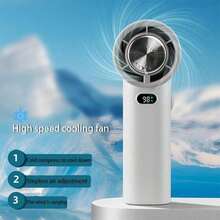 Ultra-Quiet Portable Desktop Fan, USB Fast Charging With Long Battery Life, 3-Speed Adjustable Wind, Stand Or Handheld For Multiple Use Scenarios, Essential Cooling For Indoor And Outdoor In Summer, Lightweight Design Saves Space, Soft Yet Powerful Airflow For Refreshing Comfort - Multicolor - View 10
