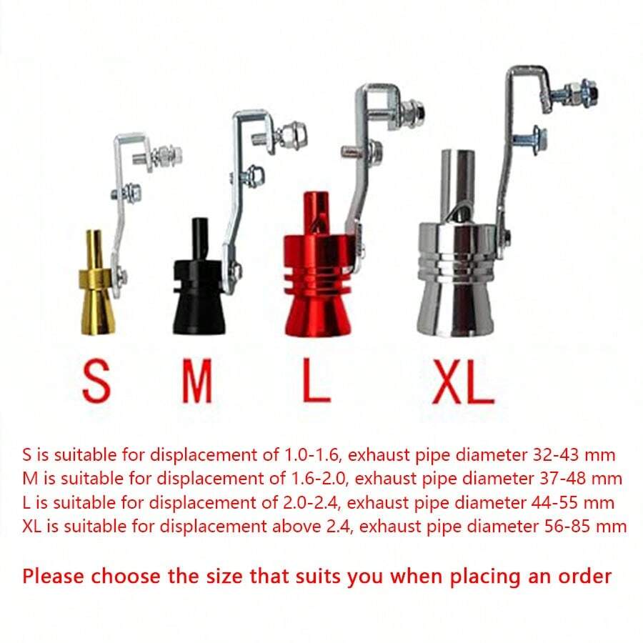 Exhaust Pipe Roar Maker,Car Turbo,Sound Whistle Car Exhaust Sound