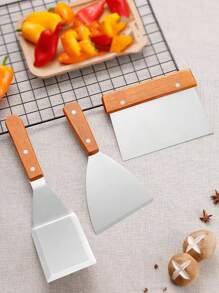 1pc Tiramisu Shovel Knife, Stainless Steel Material, Used For Cutting Cakes, Flatting Bread And Pancakes, Teppanyaki And Baking Tools