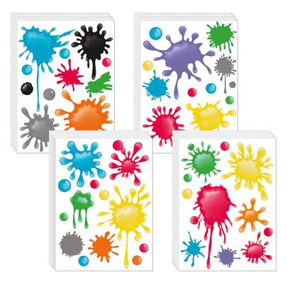 1 pieza/4 piezas Pegatinas de arte de pared con pinturas de acuarela removibles para dormitorio y sala de estar, pegatinas, vinilos decorativos para el hogar, artículos de decoración de primavera para refrescar tu hogar, pegatinas de decoración de ramas, regalos de cumpleaños y graduación