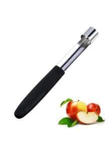 1 件装苹果核去除器、不锈钢水果去核器、水果去核器、厨房小工具