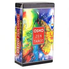 Osho Zen Tarot Cards - Exquisite Pocket-Size Tarot Deck With Smooth Surface, 78 Major & Minor Arcana. Scan QR Code To Access Game Guide.