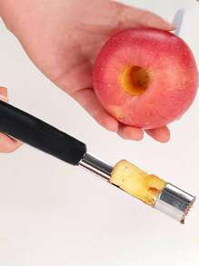 1 件装苹果核去除器、不锈钢水果去核器、水果去核器、厨房小工具