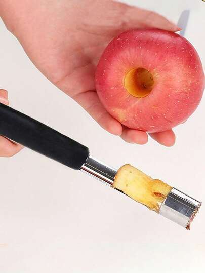 1 件装苹果核去除器、不锈钢水果去核器、水果去核器、厨房小工具