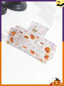 1/3/6 件女士万圣节个性化发夹，南瓜，骷髅秋冬爪夹发饰，适合女士度假装 - 彩色 - 查看 13