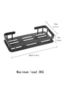 OBOVAY Phòng bếp Vòi Bồn rửa chén Bọt biển Rổ thoát nước , Giá để đồ trong phòng tắm , Thép không gỉ Bồn rửa chén Hộp đựng , Có thể tháo rời Treo Vòi Giá thoát nước , Đối với Bọt biển , Chải , Khăn tắm , Cái đĩa Xà bông , Phòng tắm Và Phòng bếp Quân nhu - màu đen - Xem 4