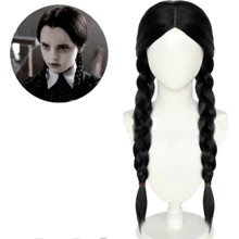 Children's Wig With Braids For Children's Costume Party Vandinha - 黑色 - 查看 1