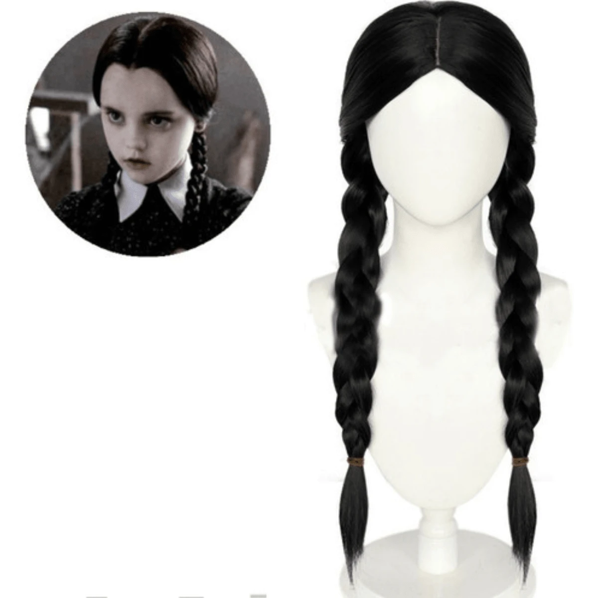 Children's Wig With Braids For Children's Costume Party Vandinha - 黑色 - 查看 1