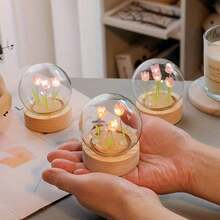 5 piezas Tulipanes morados pequeños - Plateado - Ver 2