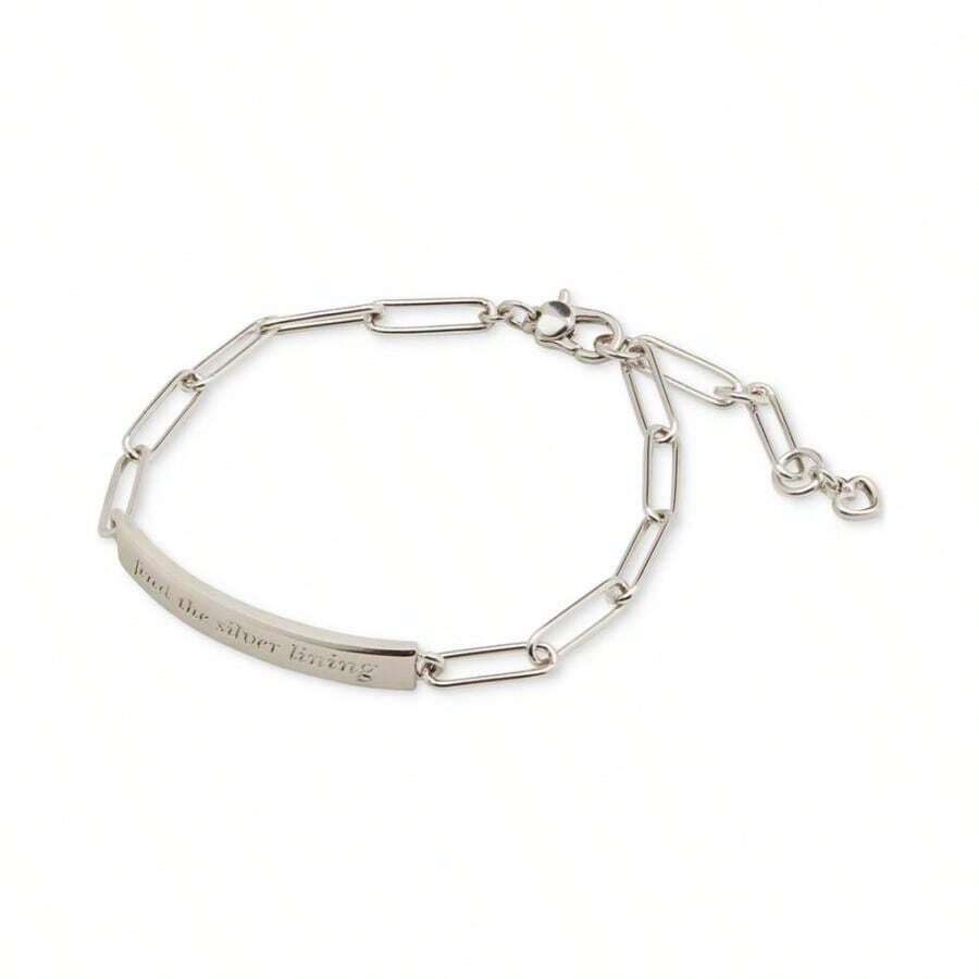 Kate Spade 短语之转 Im 手镯 - 銀色 - 查看 1