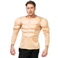 成人男士肌肉服装角色扮演强力肌肉服装 - 米色 - 查看 3