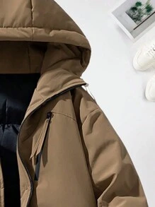 2024 Nuovo Cappotto con Cappuccio da Uomo per Sport e Tempo Libero Invernale