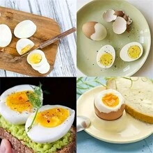 1pc Red/Yellow Boiled Egg Timer, Color-Changing Boiled Egg Timer, Reusable Boiled Eggs And Boiled Eggs Heat Sensitive Kitchen Tools For Breakfast, For Restaurant UseHome Appliances Accessories Gadgets Christmas Stuff Cooking Christmas
