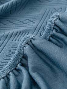 1 件提花线防溅弹力沙发套，防宠物，可清洗，节日装饰