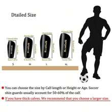 1 对足球护腿，采用加厚加硬板设计，包括足球护腿和小腿护腿