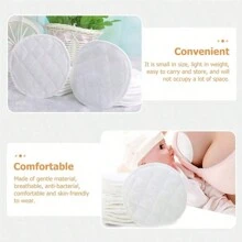 10 قطع من وسادات الرضاعة للأمهات المرضعات، وسادات حليب قابلة للغسل لتسرب الحليب