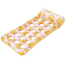 Inflatable Pool Float Lounger Adult 1 Packs, Giant Pool Raft Floaties Pool Floating, Swimming Pool Floats, Large Water Floats Lounge Set, Large Floating Hammock Mat, Beach Essentials, Beach Accessories