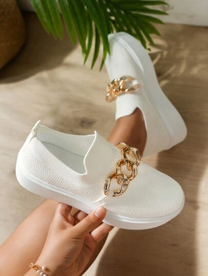 Women's Oxford Bottom Casual Sneakers For Outdoor Commuting