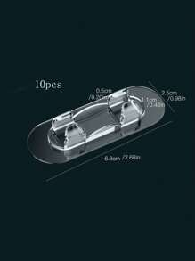 5/10/15/20 piezas Fijador de cables, Clips para cables sin taladrado, Tomas de almacenamiento, Clips autoadhesivos para cables de red, Organizador sin clavos
