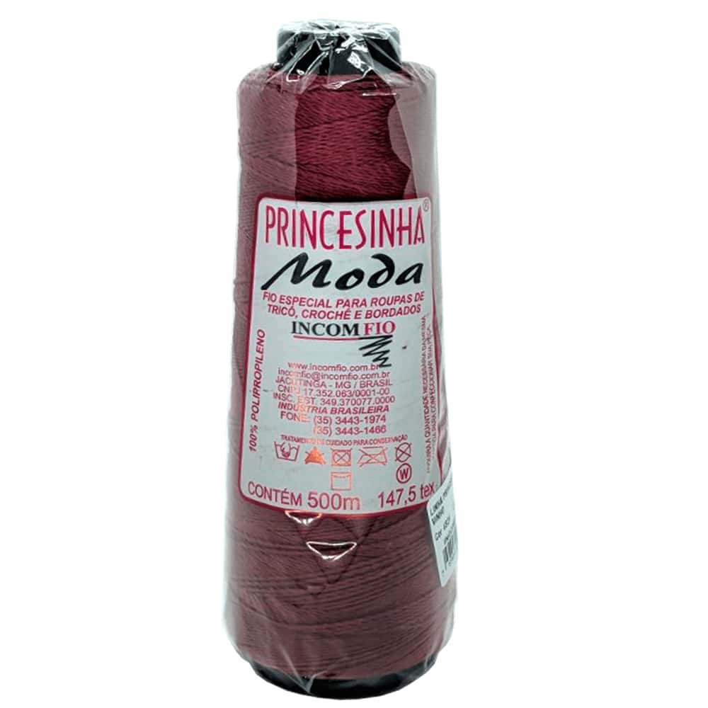 Princess Fashion Knitting, Embroidery, Crochet 500m Color 4324 Wine - 酒紅色 - 查看 1