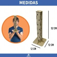 Candy Bar 16 Piezas Muebles Para Mesa De Dulces Mobiliario - Beis - Ver 9