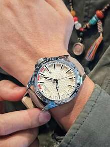 NAVIFORCE Men's Fashion Quartz Watch Men's Leather Strap Sports Waterproof Watch Calendar Clock Men's Leisure Sports Military Watch Business Men's Clock - one-size - View 3