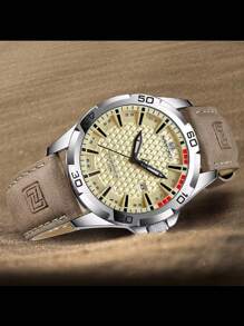 NAVIFORCE Men's Fashion Quartz Watch Men's Leather Strap Sports Waterproof Watch Calendar Clock Men's Leisure Sports Military Watch Business Men's Clock - one-size - View 7