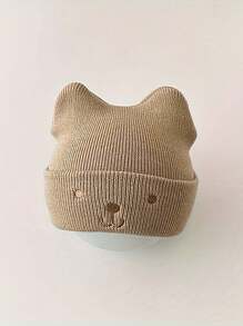 1PC Mũ trẻ em Dễ thương và siêu dễ thương Mũ len đan cho bé trai và bé gái Ấm áp vào mùa thu và mùa đông Thích hợp để bảo vệ khỏi cái lạnh ngoài trời - Nhiều màu - Xem 9