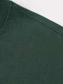 Men's Chicago Unisex T-Shirt Blouse Cotton Mesh 30.1 Combed Imported Shirt - 軍綠色 - 查看 4