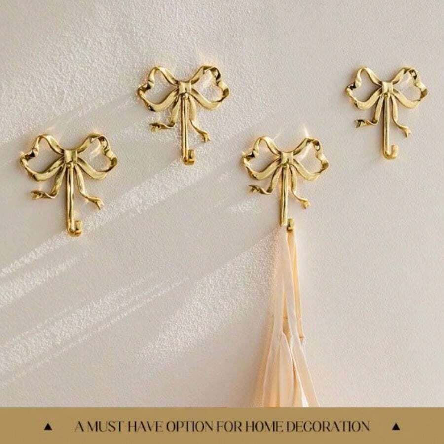 精致小巧的蝴蝶造型壁钩装饰，深受女性喜爱，/节日装饰挂钩，适用于客厅、卧室、玄关等高档家居墙面，复古蝴蝶造型，/情人节/生日礼物