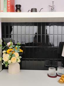 Thicker Design 3D Peel And Stick Tile Backsplash, Self Adhesive Tile For Kitchen And Bathroom,Stickers,Wall Decal, Vinyl Decal For Home Decorations,Spring Decoration Items Refresh Your Home,Rama Decoration Stickers Gifts Birthday Graduation Kitchen Decor - Multicolor - View 3