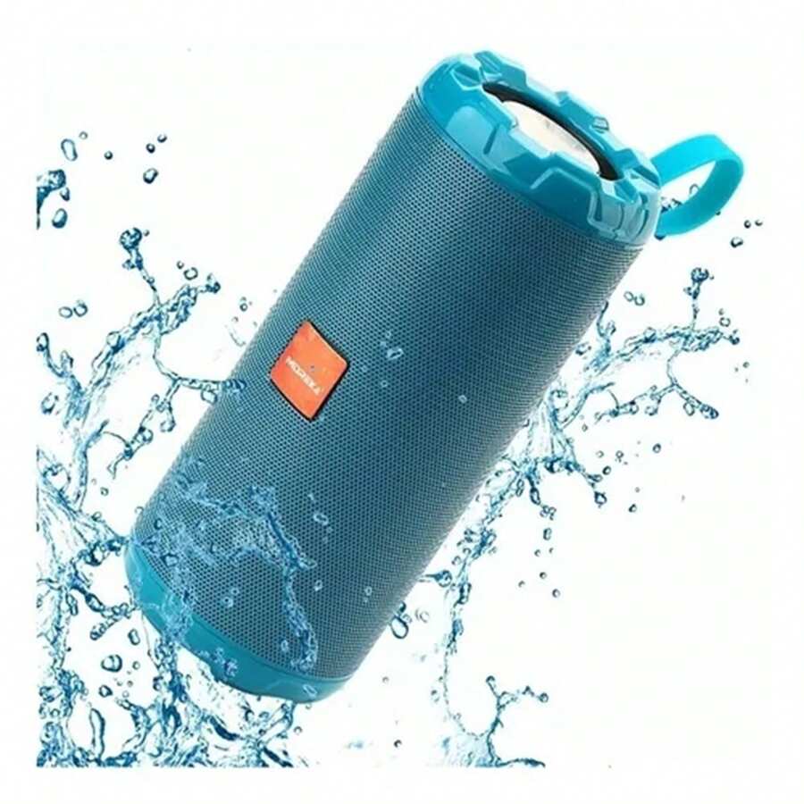 Portable Bluetooth Speaker, Bluetooth 5.1 Speaker - Teal Blue - View 1