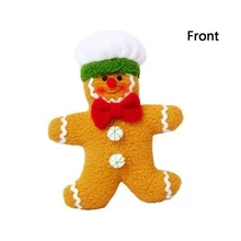 1PC Người đàn ông bánh gừng nhồi bông Giáng sinh Cậu bé bánh gừng Cô gái, Nhân vật có mũ đầu bếp, Đồ trang trí Giáng sinh Trang trí nhà cửa, Búp bê mềm Cửa sổ Bàn tiệc Cây Giáng sinh Trang trí Mùa lễ, Đồ trang trí Giáng sinh, Quà tặng Giáng sinh - Nhiều màu - Xem 5