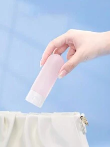 4 PCS Travel Dispenser Containers, Refillable Cosmetic Containers, Squeeze Dispenser Empty Bottles, Portable Travel, Suitable For Cleanser, Shower Gel, Shampoo, Cream, Foundation, Body Lotion, Cosmetic Samples, Travel Essentials - Multicolor - View 7