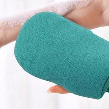 1pc Bath For Peeling Exfoliating Body Cleaning Scrub Mitt Rub Dead Skin Gloves,For Shower Body Brush Towel SPA Foam Body Massage Bath Mitt For Body Scrubbing, Gentle Exfoliation Gloves For Shower, Deep Cleansing And Smoothing Skin, Easy To Use Body Scrubber With Thumb Hole, Reusable Material, Promotes Blood Circulation, Available In Pastel Colors (Green, Pink, Blue, Beige). Back To School - Green - View 5