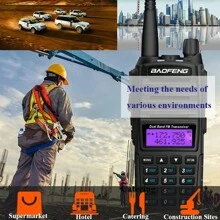2PCS 2024 Baofeng USB UV-82 2000mAh Dual Ptt Walkie Talkie Draagbare Twee Manier Radio Vhf Uhf Ham Cb Radio Station UV82 Jacht Transceiver