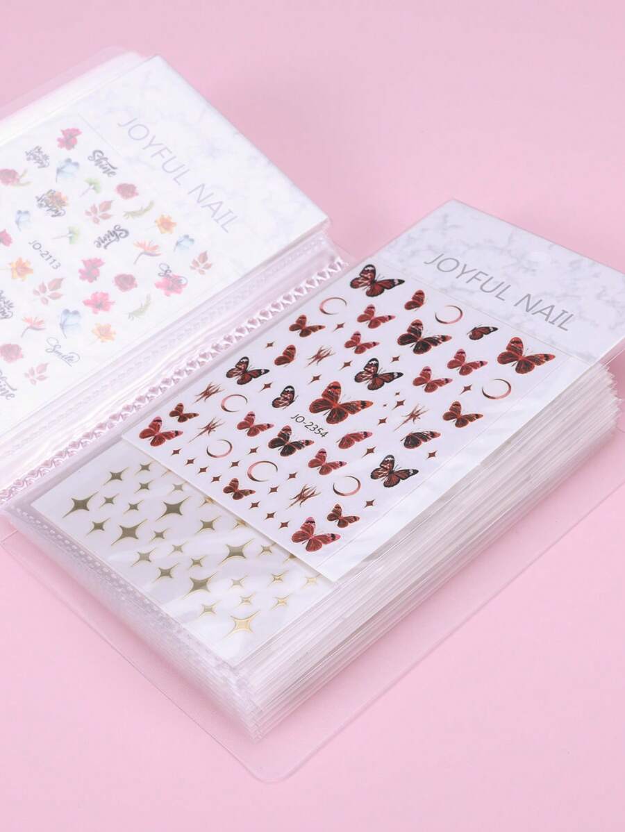 Acrylic Rhinestone Gold Foil Nail Art Palette, Brush Holder, Nail Practice Tip, Resin Crystal Beads And Laser Flower Decor DIY Kit - For Home Salon, Bridal, Valentine, Mother, Sister, GirlfriendChristmas