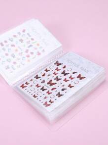 Acrylic Rhinestone Gold Foil Nail Art Palette, Brush Holder, Nail Practice Tip, Resin Crystal Beads And Laser Flower Decor DIY Kit - For Home Salon, Bridal, Valentine, Mother, Sister, GirlfriendChristmas