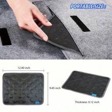Car Repair Magnetic Tool Mat, Flexible Magnetic Tool Holder Mat - Wrenches, Bolts, Nuts, Screws And Other Parts Tray For Car, Garage, Home, Construction - Black-1pcs - View 7