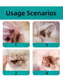 YEGBONG 1pc Finger Wipes For Ear Cleaning For Dogs, Cats And Pets, Removes Dirt