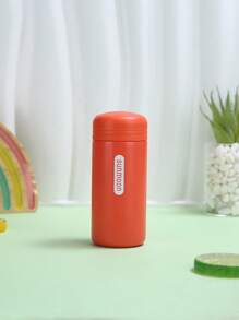 1pc Mini Pocket Insulated Cup, Stainless Steel, Portable Travel Mug Back To School - Multicolor - View 8