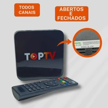 Top TV Receiver Device With Lifetime Free Channels TV Box Unlocked 110/220V - Black - View 3
