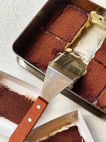 1pc Tiramisu Shovel Knife, Stainless Steel Material, Used For Cutting Cakes, Flatting Bread And Pancakes, Teppanyaki And Baking Tools