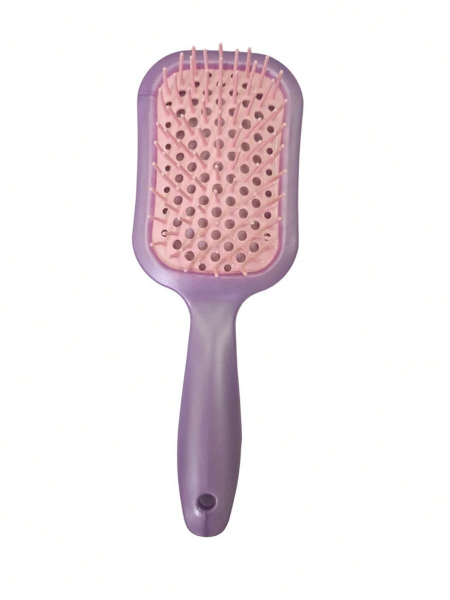 Detangling Paddle Brush For Bathing With Water Flow - 玫瑰紅 - 查看 1