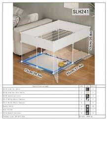 Closed Cat Breeding Box With Litter Box For Pregnant Cats, Warm Short Hair Tricolor Kittens Delivery Nesting House - Multicolor - View 17