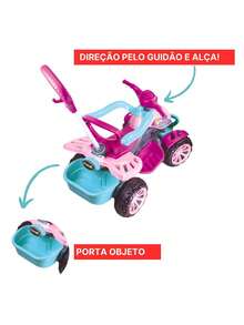 CHILDREN'S RIDE CART WITH PEDAL AND PUSHER LADY STAR QUADRICYCLE CHILD WALKER TOY MOTORCYCLE SMALL MOTORCYCLE FOOT SUPPORT PROTECTOR TRICYCLE LARGE MOTORCYCLE BOY'S TOYS GIRL'S BABY ELECTRIC MOTORCYCLE VELOTROL   MARAL - 淺粉色 - 查看 6